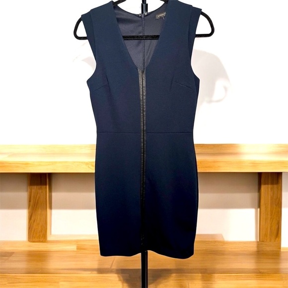 Banana Republic Women's Sleeveless Sheet Dress Dark Navy Blue Dress Size 2 - Picture 5 of 6